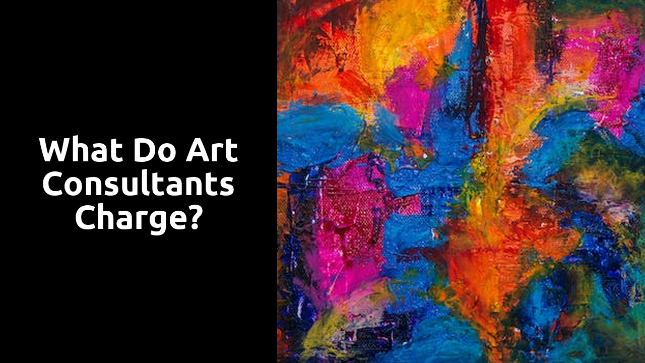 What do art consultants charge?